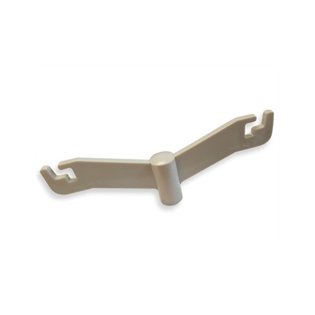 SUPPORTO IN PLASTICA - 2 ganci