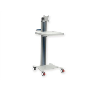 CARRELLO SUPER EASY - con ripiano e supporto monitor