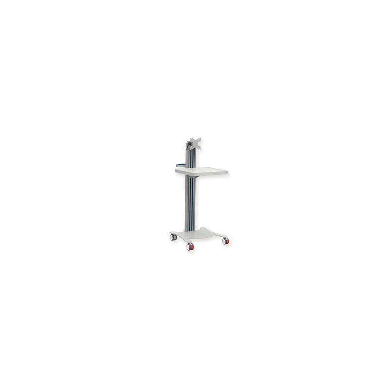 CARRELLO SUPER EASY - con ripiano e supporto monitor
