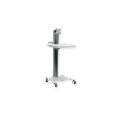 CARRELLO SUPER EASY - con ripiano e supporto monitor