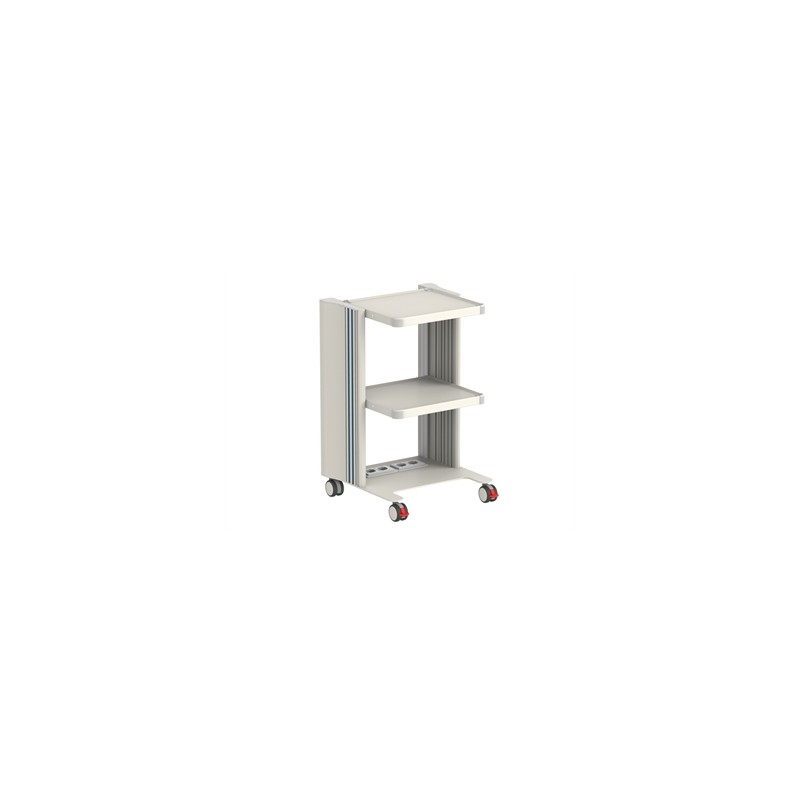 CARRELLO EASY POWER - 2 ripiani 40X36 cm + base