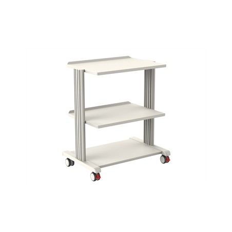 CARRELLO SMART - 2 ripiani 60x42 cm + base