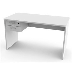SCRIVANIA 120x70x h73 cm - con 2 cassetti e lati