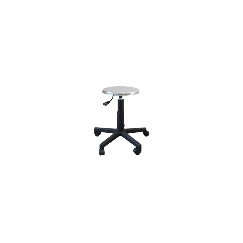 SGABELLO - sedile inox con ruote