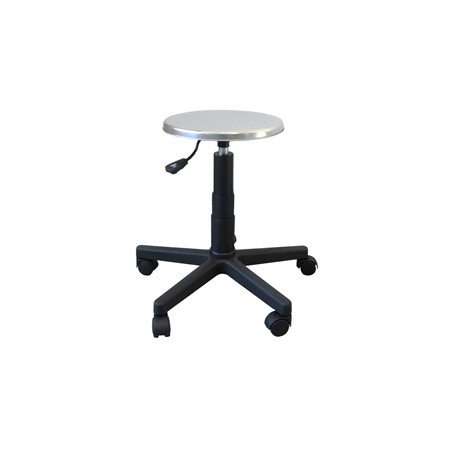 SGABELLO - sedile inox con ruote