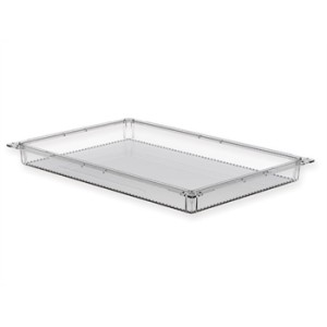 CASSETTO ISO PLASTICA TRASPARENTE 600x400x50 mm - chiuso