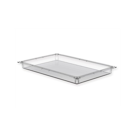 CASSETTO ISO PLASTICA TRASPARENTE 600x400x50 mm - chiuso