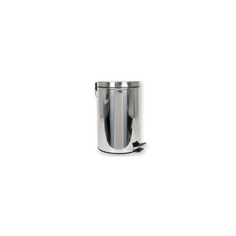 CESTINO RIFIUTI 12 l con pedale - acciaio inox