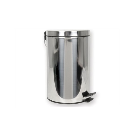 CESTINO RIFIUTI 12 l con pedale - acciaio inox