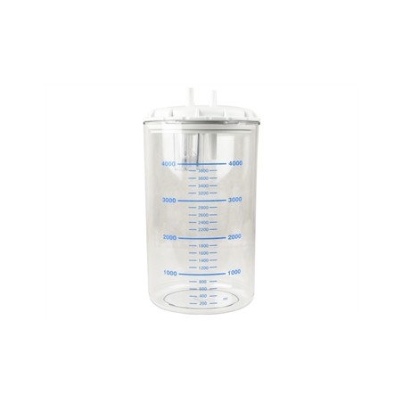 VASO 4 LITRI con coperchio - autoclavabile a 121°C