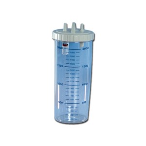 VASO 2 LITRI con coperchio - autoclavabile a 121°C