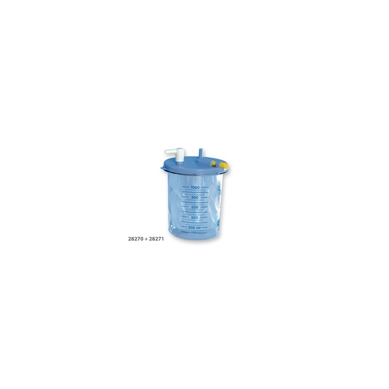 VASO 1 LITRO senza coperchio per sacche monouso