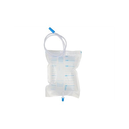 SACCA URINE 2000 cc -tubo 90 cm+val. antireflusso