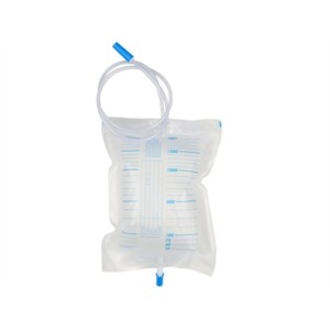 SACCA URINE 2000 cc - tubo 130 cm+val. antireflusso