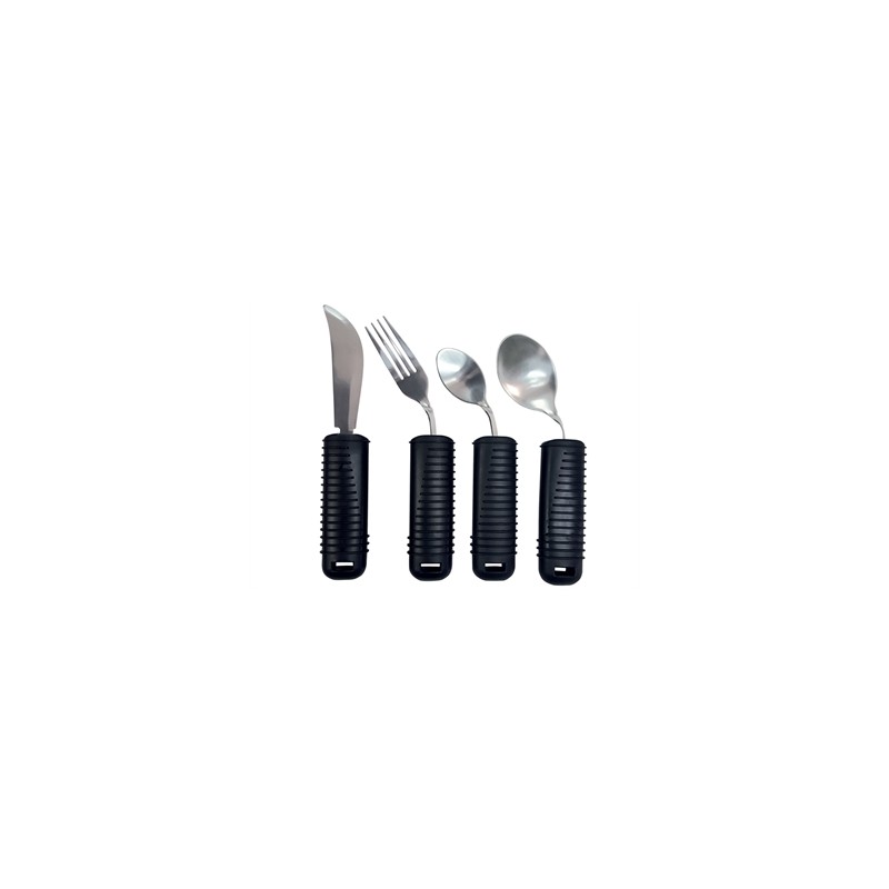 KIT POSATE MODELLABILE (forchetta, coltello, cucchiaio piccolo e grande)