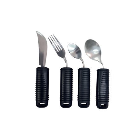 KIT POSATE MODELLABILE (forchetta, coltello, cucchiaio piccolo e grande)