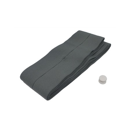CINGHIE MONITOR FETALE RIUTILIZZABILI 6x150 cm - grigio